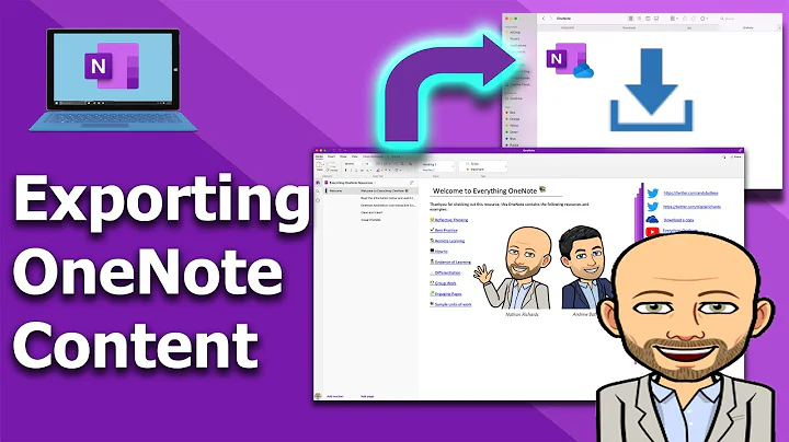 Exporting OneNote Content - OneNote Class Notebook