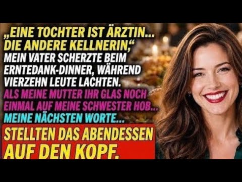 Meine Schwester war die Ärztin, ich war nur „die Kellnerin“. An dem Abend, als ich die Schürze abband und mich zum ersten Mal an den Tisch meiner eigenen Familie setzte, brach alles auseinander....