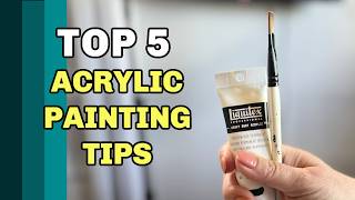 5 Painting Tips Every Beginner Needs!