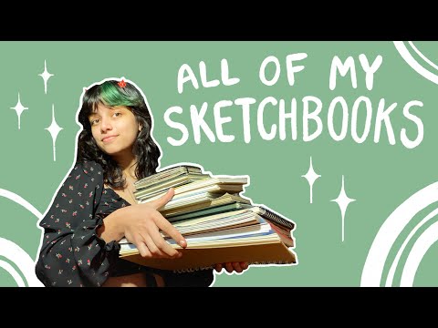 SKETCHBOOK TOUR of ALL my Sketchbooks! (4th-12th grade)