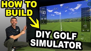 How to Build a Golf Simulator at Home! DIY Carl's Enclosure & Discount Code