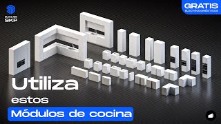 Módulos de Cocina para Renderizados Realistas en Minutos