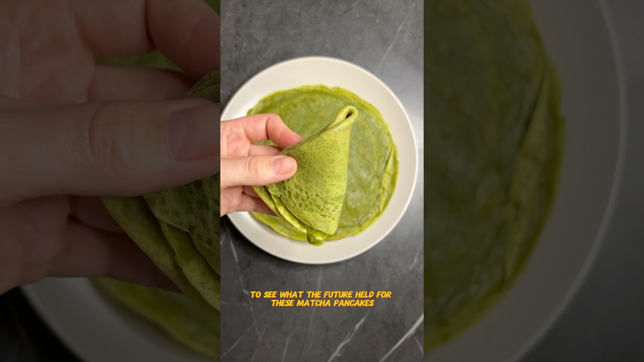 Matcha crêpes 🍵🥞