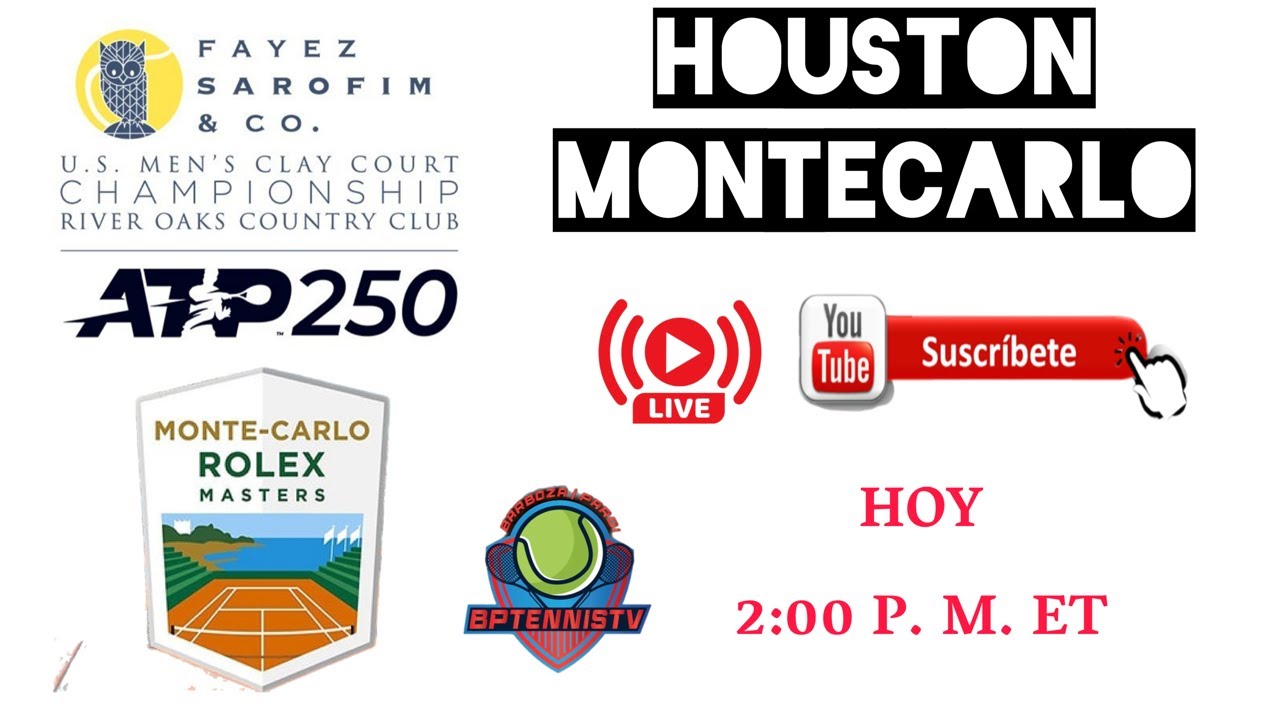 Analisis de Houston (ATP 250) y las ultimas noticias de Montecarlo (ATP