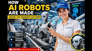 Inside the AI Robot Factory 🔥 How Robots Are Built Step by Step