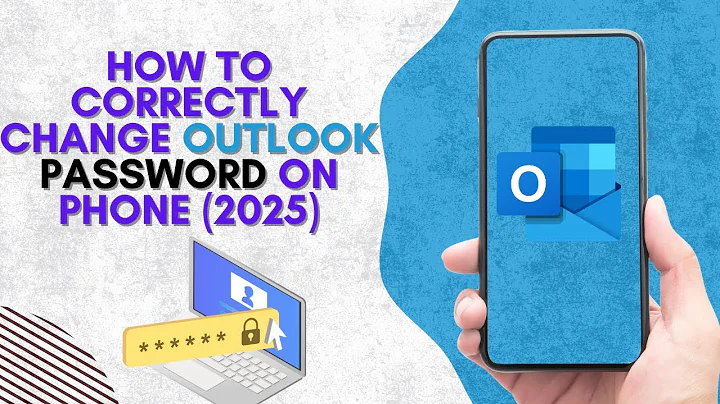 How To CORRECTLY Change Outlook Password on Phone (2025)