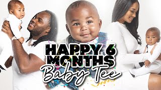 Happy 6 Months Baby tee | The Grizzlies