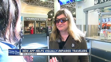 New smartphone app helps visually impaired travelers at Mitchell International