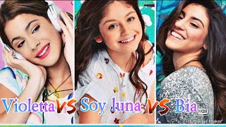 Violetta VS Soy Luna VS Bia (les chansons)