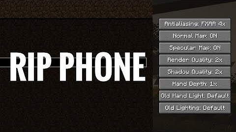 Pojav Launcher [Zink] - Playing with shaders on maximum Render Scale & Shadow Quality! - 1.20.1