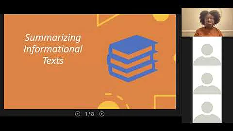 Summarizing Informational Texts