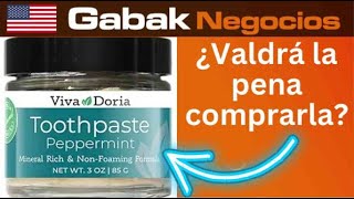 pasta de dientes dentrífico en envase de vidrio sin fluor