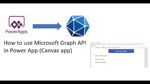 How to use Microsoft Graph API in Power App (Canvas app)