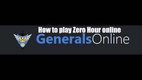 How to play C&C Generals Zero Hour online in 2025