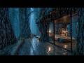 Soft Rain in the Deep Forest at Night 🌲 | Relax &amp; Drift into Deep Sleep 🌧️