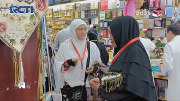 Jemaah Calon Haji Indonesia Berburu Oleh-Oleh Khas Madinah