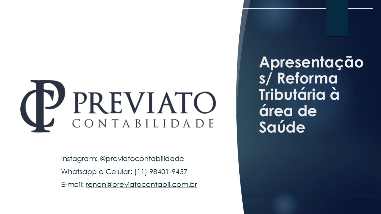 Reforma Tributária para Clínicas - Renda, Patrimônio e Consumo