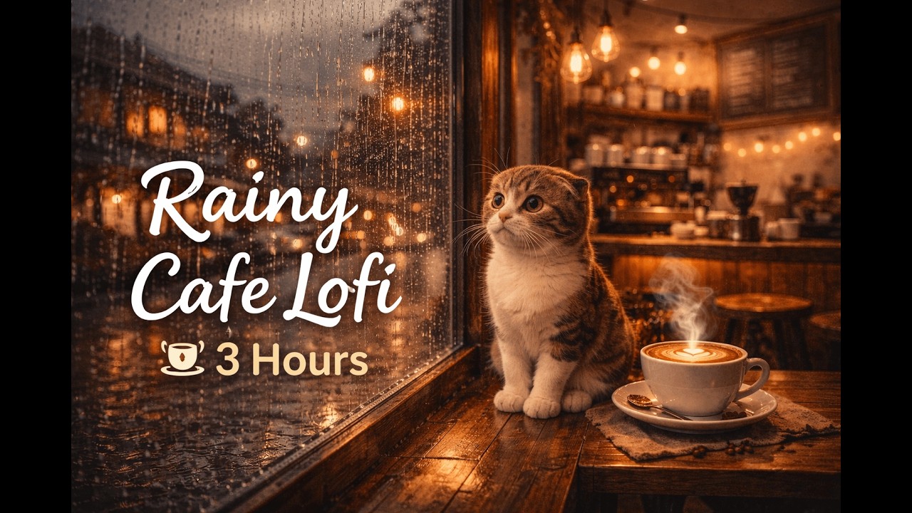 Rainy Cafe Lofi ☕🌧️ | chill beats to study & relax