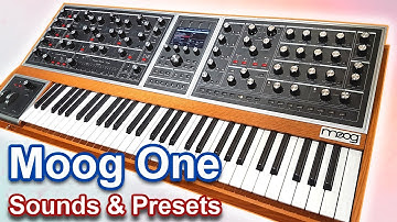 MOOG ONE | Sounds, presets & ambient soundscapes 【SYNTH DEMO】