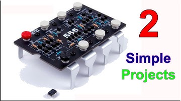 NE555 IC Simple Circuit Projects, DIY NE555 IC Projects, ne555 ic square wave signal generator,