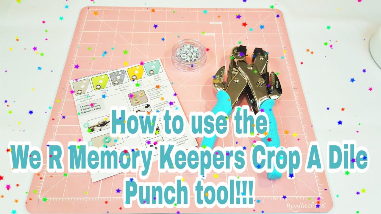 We R Memory Keepers Crop-a-Dile Eyelet & Snap Punch 