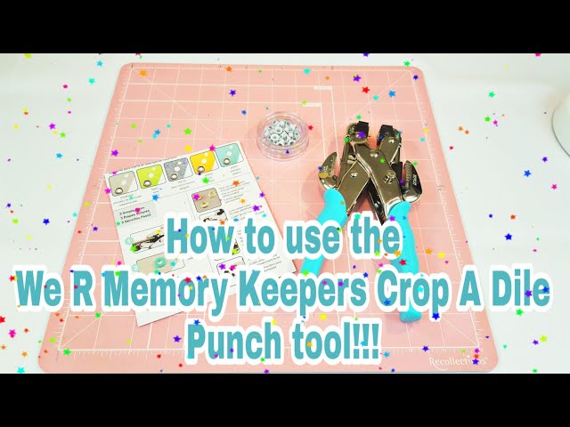 We R Memory Keepers Crop A Dile Tool, Aqua