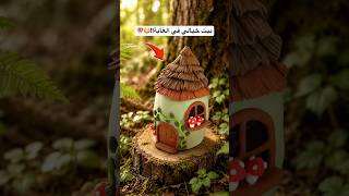 عملت بيت غابة من صلصال الفوم!!😳🦧 #diy #viral #اكسبلور #art #shorts #صلصال #fyp #clay