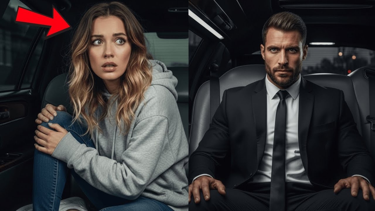 Huyendo De Su Padrastro Ella Se Escondió En Una Limusina Vacía… Y El Dueño Entró Minutos Después
