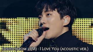 Junho (준호) from 2PM - I LOVE YOU (acoustic ver.) from Winter Special Tour Fuyu no Shonen 2018