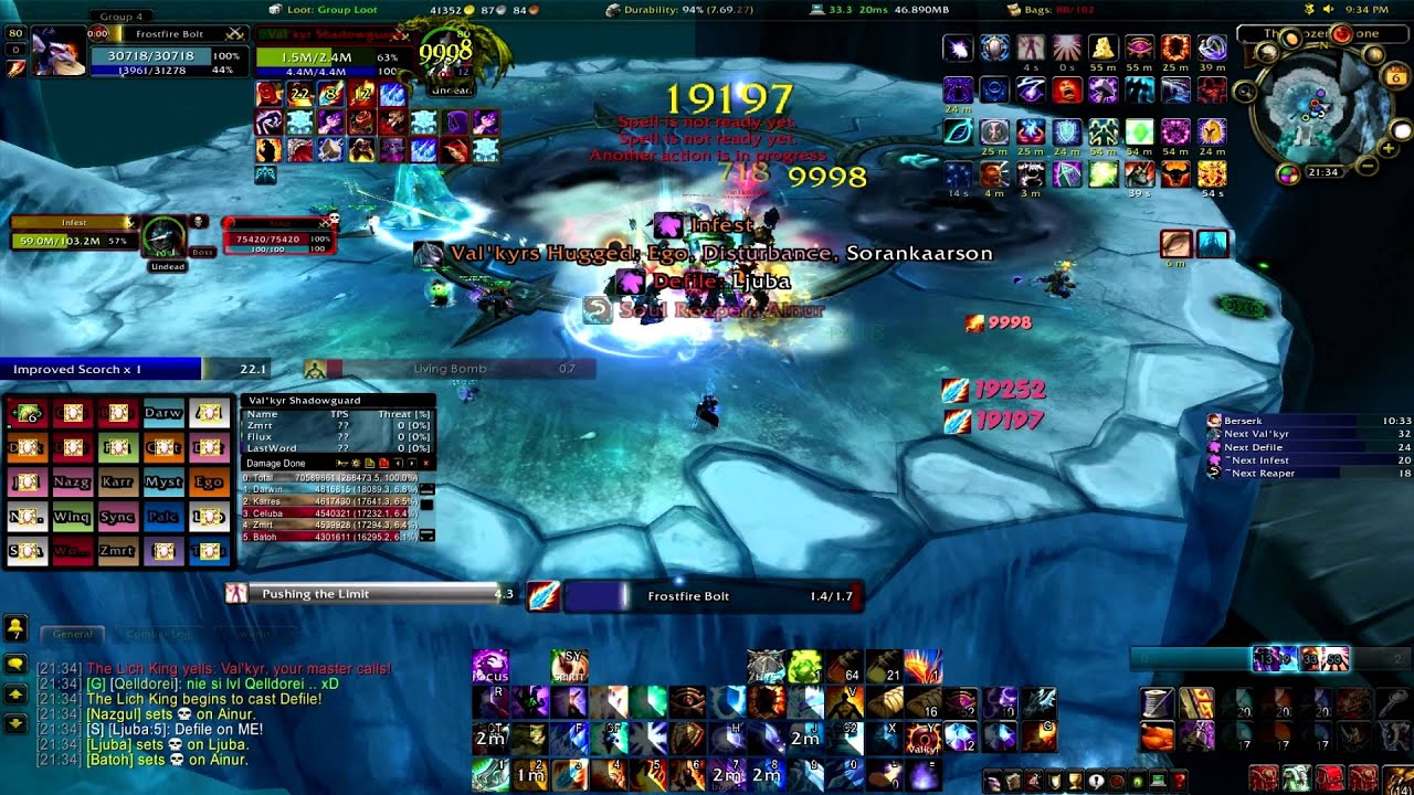 RE - The Lich King 25 HC without 30% buff, Anathema realm first