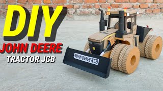 How To Make RC John Deree Tractor Jcb From Cardboard And Homemade ll DIY 🔥🔥