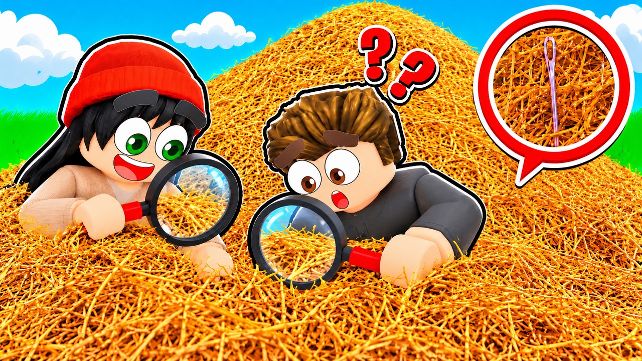 ROBLOX FIND THE NEEDLE WITH ALEXA!
