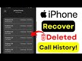 Recover Deleted Call History iPhone 2026 |iPhone Call Log Recovery | Restore Deleted Calls Instantly