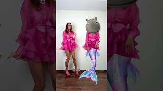 How to see a hippopotamus mermaid? #shorts TikTok by Anna Kova