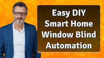Easy DIY Smart Home Window Blind Automation