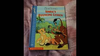 The lion king simba pouncing lesson 2001