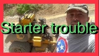 Wright stander ZK starter repair