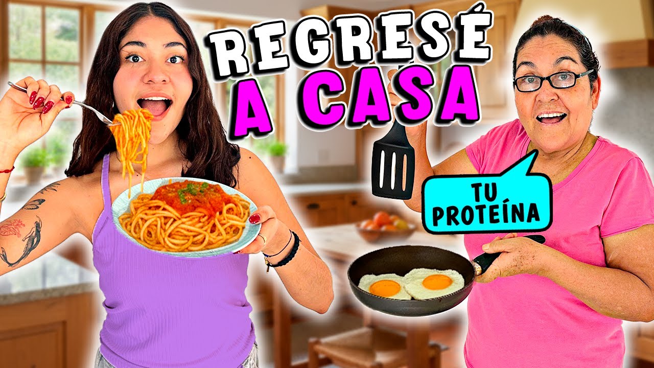 24 HORAS VIVIENDO EN LA CASA DE MIS PAPÁS 🤩 | Michell Merlin