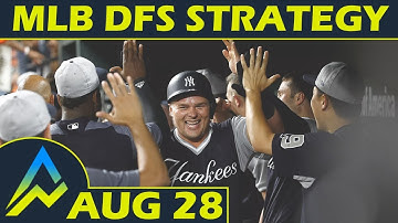 Awesemo.com MLB DFS Strategy | Tuesday 8/28 | FanDuel & DraftKings