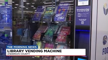 Library vending machine in Anderson County