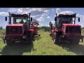 Культивация на обновленном Кировце К-525. Прикатывание на тракторе John Deere 7830 (2022)