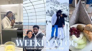 WEEKLY VLOG ♡ TRAVELING TO GERMANY (SKIING IN A BLIZZARD??! HOTEL HOPPING, SHOPPING, BACK HOME+)