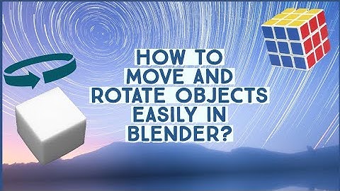 How to move and rotate object in blender easily using mouse 🖱️  | shortcut method |