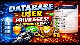 Creating USER and Associated PRIVILEGE using Orace SQL DEVELOPER in automated way
