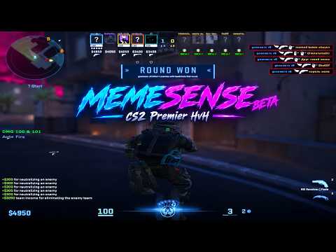 MemeSense beta obliterates semiragers | CS2 Premier HvH | ft. memesense beta | media #19
