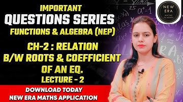 Relation between Roots & It