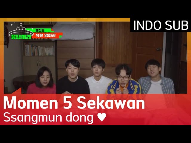 Momen 5 Sekawan Ssangmun dong ♥ #Reply1988 🇮🇩 INDO SUB🇮🇩 class=