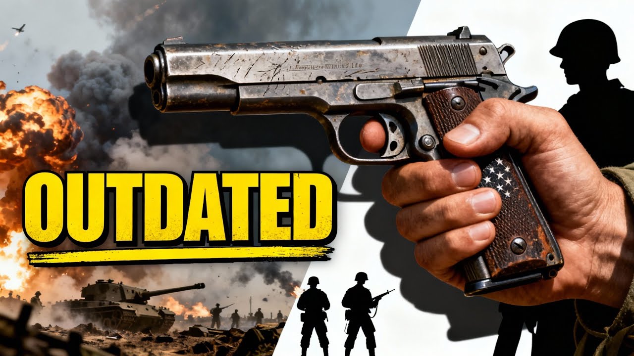 They Called America’s 1911 Obsolete — Then It Became WWII’s Most Issued Sidearm