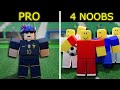 Can 4 noobs beat 1 pro touch football 4v1 vs akashi