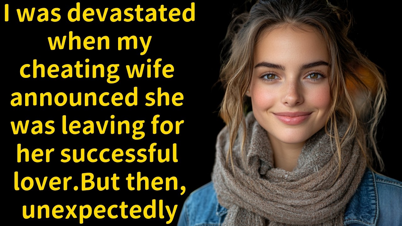 I was devastated when my cheating wife announced she was leaving for her successful lover.unexpected
